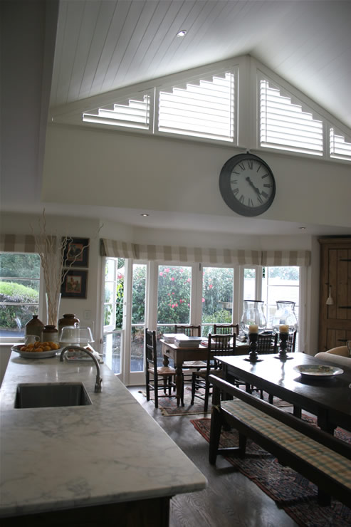 Inside house